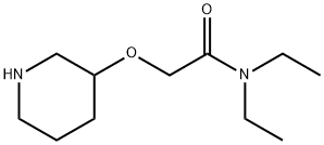 N,N-DIETHYL-2-(PIPERIDIN-3-YLOXY)-ACETAMIDE Struktur