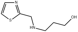 3-[(THIAZOL-2-YLMETHYL)-AMINO]-PROPAN-1-OL Struktur