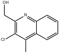 (3-CHLORO-4-METHYLQUINOLIN-2-YL)METHANOL Struktur