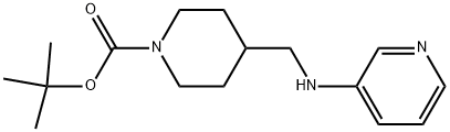 1-BOC-4-(PYRIDIN-3-YLAMINOMETHYL)-PIPERIDINE Struktur