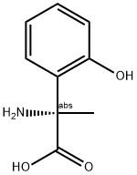 (2S)-2-AMINO-2-(2-HYDROXYPHENYL)PROPANOIC ACID Struktur