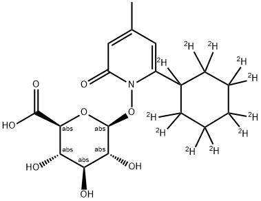 CICLOPIROX-D11 GLUCURONIDE Struktur