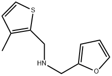 1-(2-FURYL)-N-((3-METHYLTHIEN-2-YL)METHYL)METHANAMINE Struktur