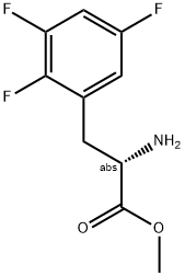 METHYL (2S)-2-AMINO-3-(2,3,5-TRIFLUOROPHENYL)PROPANOATE Struktur