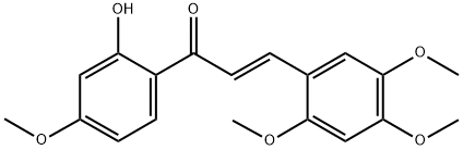 2'-HYDROXY-2,4,4',5-TETRAMETHOXYCHALCONE Struktur