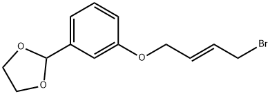 2-[3-(4-BROMO-BUT-2-ENYLOXY)-PHENYL]-[1,3]DIOXOLANE Struktur