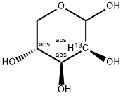 D-[2-13C]LYXOSE Struktur