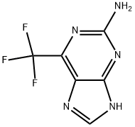 6-(TRIFLUOROMETHYL)-9H-PURIN-2-AMINE Struktur