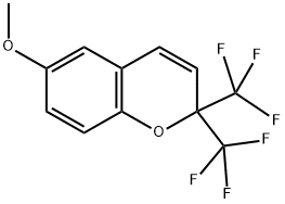 6-METHOXY-2,2-BIS(TRIFLUOROMETHYL)-2H-CHROMENE Struktur