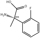 (2S)-2-AMINO-2-(2-FLUOROPHENYL)PROPANOIC ACID Struktur