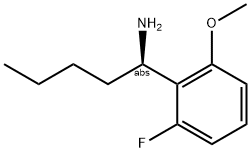 (1R)-1-(6-FLUORO-2-METHOXYPHENYL)PENTYLAMINE Struktur