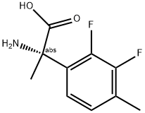 (2S)-2-AMINO-2-(2,3-DIFLUORO-4-METHYLPHENYL)PROPANOIC ACID Struktur