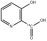 3-HYDROXYPICOLINIC ACID, [CARBOXY-14C]- Struktur