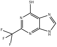 2-(TRIFLUOROMETHYL)-9H-PURINE-6-THIOL Struktur