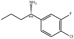 (1S)-1-(4-CHLORO-3-FLUOROPHENYL)BUTYLAMINE Struktur