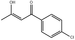 (2Z)-1-(4-CHLOROPHENYL)-3-HYDROXYBUT-2-EN-1-ONE Struktur