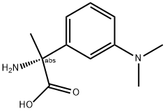 (2R)-2-AMINO-2-[3-(DIMETHYLAMINO)PHENYL]PROPANOIC ACID Struktur