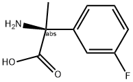 (2S)-2-AMINO-2-(3-FLUOROPHENYL)PROPANOIC ACID Struktur