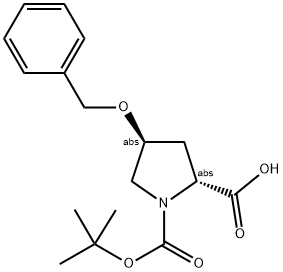 BOC-D-HYP(BZL)-OH Struktur