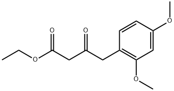 4-(2,4-DIMETHOXY-PHENYL)-3-OXO-BUTYRIC ACID ETHYL ESTER Struktur