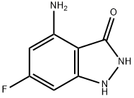 4-AMINO-6-FLUORO-3-HYDROXYINDAZOLE Struktur