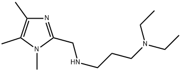 N,N-DIETHYL-N'-(1,4,5-TRIMETHYL-1H-IMIDAZOL-2-YLMETHYL)-PROPANE-1,3-DIAMINE Struktur