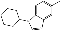 5-METHYL-CYCLOHEXYL-1H-INDOLE Struktur