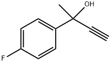 2-(4-FLUOROPHENYL)-3-BUTYN-2-OL Struktur