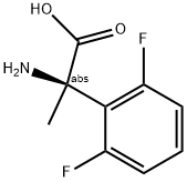 (2R)-2-AMINO-2-(2,6-DIFLUOROPHENYL)PROPANOIC ACID Struktur