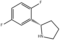 (2S)-2-(2,5-DIFLUOROPHENYL)PYRROLIDINE Struktur