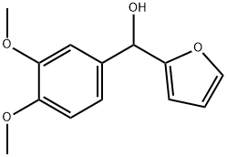 3,4-DIMETHOXYPHENYL-(2-FURYL)METHANOL Struktur