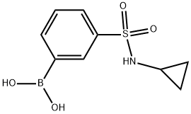 3-(N-CYCLOPROPYLSULFAMOYL)PHENYLBORONIC ACID Struktur