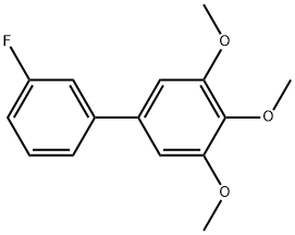 3'-FLUORO-3,4,5-TRIMETHOXY-BIPHENYL Struktur