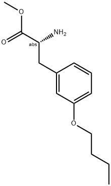 METHYL (2R)-2-AMINO-3-(3-BUTOXYPHENYL)PROPANOATE Struktur