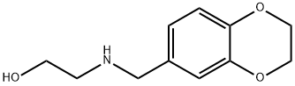 2-((2,3-DIHYDRO-1,4-BENZODIOXIN-6-YLMETHYL)AMINO)ETHANOL Struktur