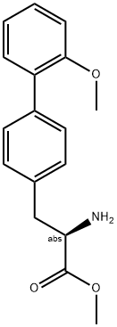 METHYL (2R)-2-AMINO-3-[4-(2-METHOXYPHENYL)PHENYL]PROPANOATE Struktur