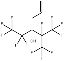 3-ALLYL PERFLUORO(2-METHYLPENTAN)-3-OL Struktur