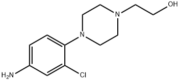 2-[4-(4-AMINO-2-CHLORO-PHENYL)-PIPERAZIN-1-YL]-ETHANOL Struktur