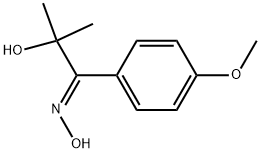 1-(4-METHOXY-PHENYL)-2-HYDROXY-2-METHYL-PROPAN-1-ONE OXIME Struktur