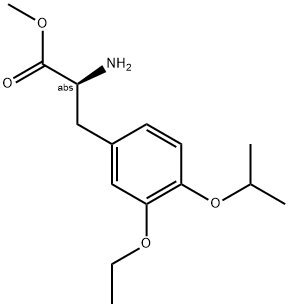 METHYL (2S)-2-AMINO-3-[3-ETHOXY-4-(METHYLETHOXY)PHENYL]PROPANOATE Struktur