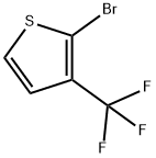 2-BROMO-3-TRIFLUOROMETHYLTHIOPHENE Struktur