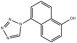 5-(1H-TETRAZOL-1-YL)-1-NAPHTHOL Struktur