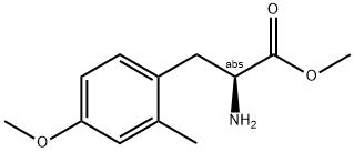 METHYL (2S)-2-AMINO-3-(4-METHOXY-2-METHYLPHENYL)PROPANOATE Struktur