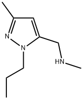 METHYL-(5-METHYL-2-PROPYL-2H-PYRAZOL-3-YLMETHYL)-AMINE Struktur