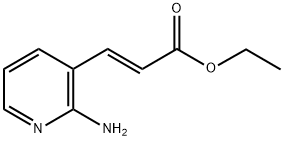 3-(2-AMINO-PYRIDIN-3-YL)-ACRYLIC ACID ETHYL ESTER Struktur