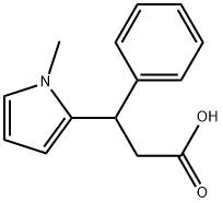 3-(1-METHYL-1H-PYRROL-2-YL)-3-PHENYL-PROPIONIC ACID Struktur