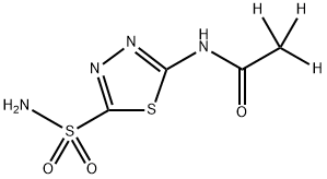 ACETAZOLAMIDE-D3 Struktur