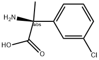 (2S)-2-AMINO-2-(3-CHLOROPHENYL)PROPANOIC ACID Struktur