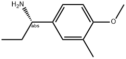 (1S)-1-(4-METHOXY-3-METHYLPHENYL)PROPYLAMINE Struktur