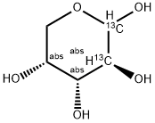 D-[1,2-13C2]ARABINOSE Struktur